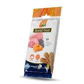 Дентални лакомства за кучета от средни и едри породи N&D Dog Dental Treat Adult Medium and Maxi  с тиква, агнешко и боровинки 100 гр